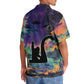 Forest Creature Nessie Night Adventure Hawaiian Shirt Design View For Casual Summer Styling