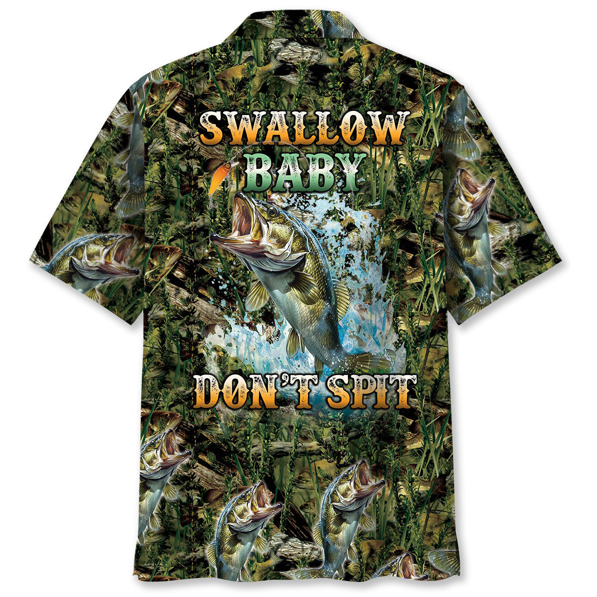 Swallow Baby Spit Fun Hawaiian Shirt For Resort Getaways And Comfortable Summer Activities