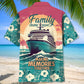 Family Cruise Memories Together Hawaiian Shirt For Summer Events And Casual Outdoor Wear