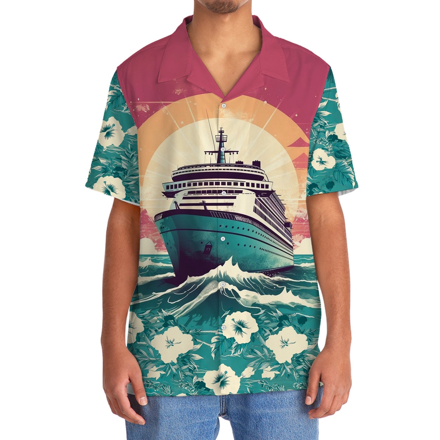 Family Cruise Memories Together Hawaiian Shirt Design Detail For Beach Days And Holiday Travel
