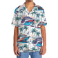 Tropical Cruise Summer Hawaiian Shirt Pattern Detail For Vacation Travel And Daily Wear