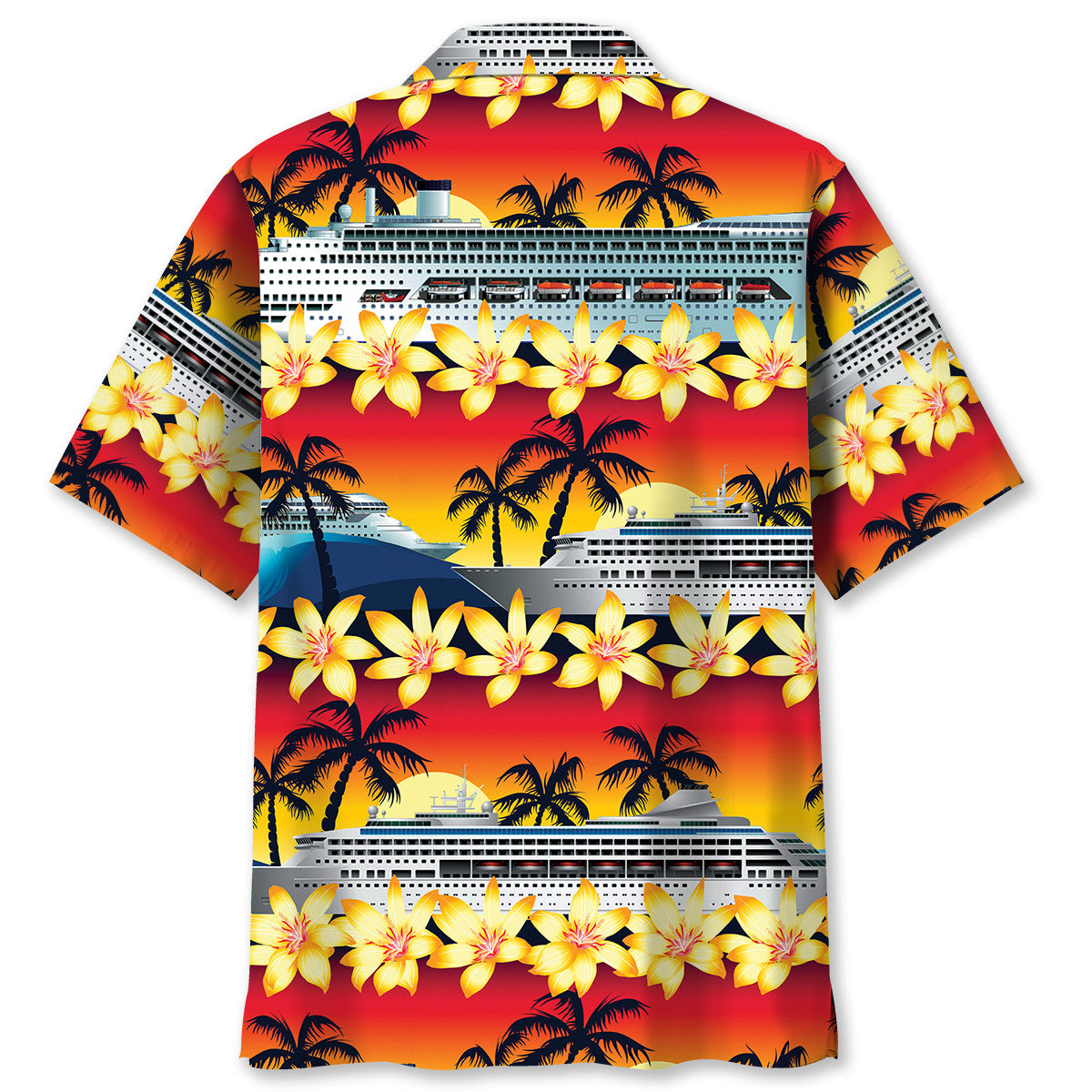 Tropical Cruise Sunset Hawaiian Shirt For Warm Weather Adventures And Everyday Comfort