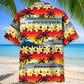Tropical Cruise Sunset Hawaiian Shirt Artwork View For Coastal Escapes And Resort Style