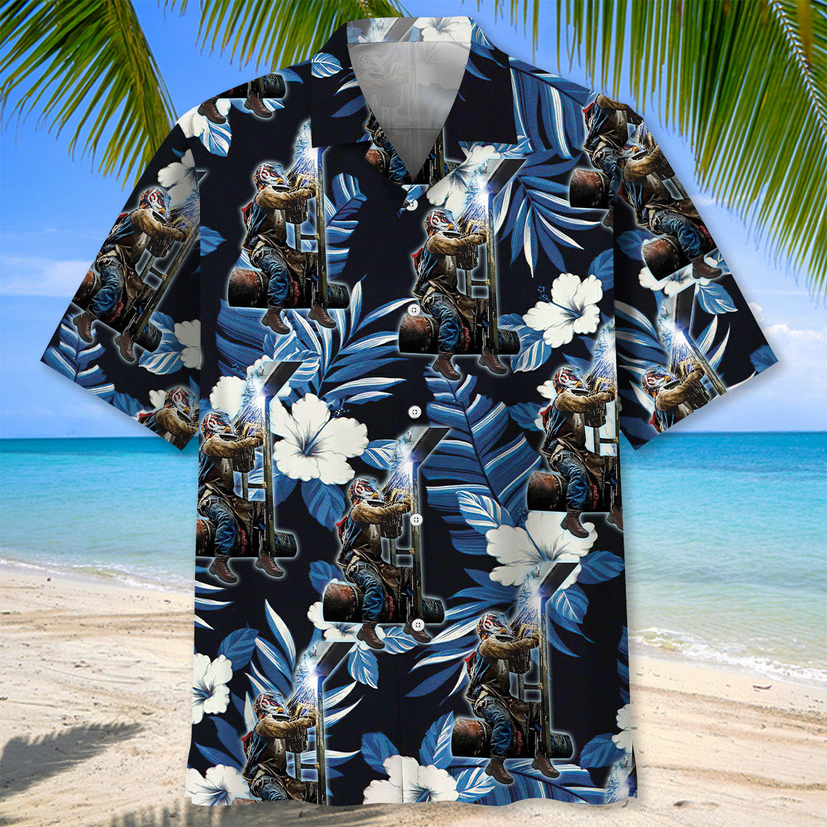 Rustic Welder Proud Hawaiian Shirt For Warm Weather Adventures And Everyday Comfort