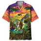 Alien Forest Creature Riding Nessie Adventure Hawaiian Shirt For Poolside Relaxation And Sunny Getaways