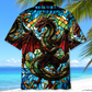 Dragon Temple Suncatcher Mystic Hawaiian Shirt For Resort Getaways And Comfortable Summer Activities