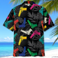 Colorful Western Bold Hawaiian Shirt For Warm Weather Adventures And Everyday Comfort