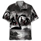 Alien Forest Creature Nessie Mythical Monster Hawaiian Shirt Design View For Resort Travel And Thoughtful Gifting
