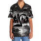 Alien Forest Creature Nessie Mythical Monster Hawaiian Shirt Design Detail For Sunny Adventures And Casual Wear