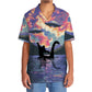Forest Creature Riding Nessie Loch Ness Adventure Hawaiian Shirt Design Detail For Beach Days And Holiday Travel
