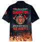 Firefighter Tribute Hawaiian Shirt Design View For Resort Travel And Thoughtful Gifting