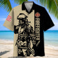 Firefighter Retired Dad Grandpa Tribute Hawaiian Shirt Pattern View For Relaxed Warm Weather Outfits