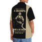Firefighter Retired Dad Grandpa Tribute Hawaiian Shirt Pattern Detail For Vacation Travel And Daily Wear