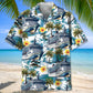 Tropical Cruise Hibiscus Pocket Hawaiian Shirt Pattern View For Relaxed Warm Weather Outfits