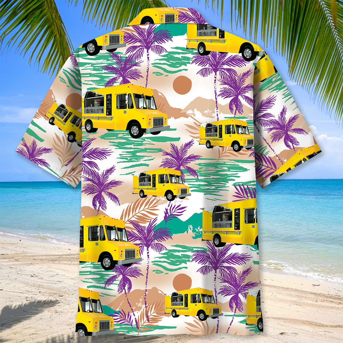 Funny Tropical Truck Food Hawaiian Shirt For Summer Events And Casual Outdoor Wear