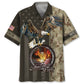 Rustic Welder American Pride Hawaiian Shirt For Coastal Adventures And Warm Weather Wear