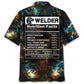 Funny Welder Nutrition Humor Hawaiian Shirt For Vacation Days And Relaxed Coastal Outings