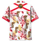 Florida Proud Coastal Hawaiian Shirt Pattern View For Lightweight Everyday Style