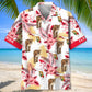 Florida Proud Coastal Hawaiian Shirt For Poolside Relaxation And Sunny Getaways