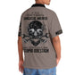 Bold Mechanic Skull Hawaiian Shirt For Beach Parties And Weekend Getaways