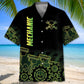 Neon Retro Mechanic Hawaiian Shirt Design View For Resort Travel And Thoughtful Gifting