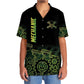 Neon Retro Mechanic Hawaiian Shirt Artwork View For Weekend Travel And Beach Style