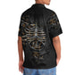 Rustic Mechanic Bones Hawaiian Shirt For Summer Events And Casual Outdoor Wear