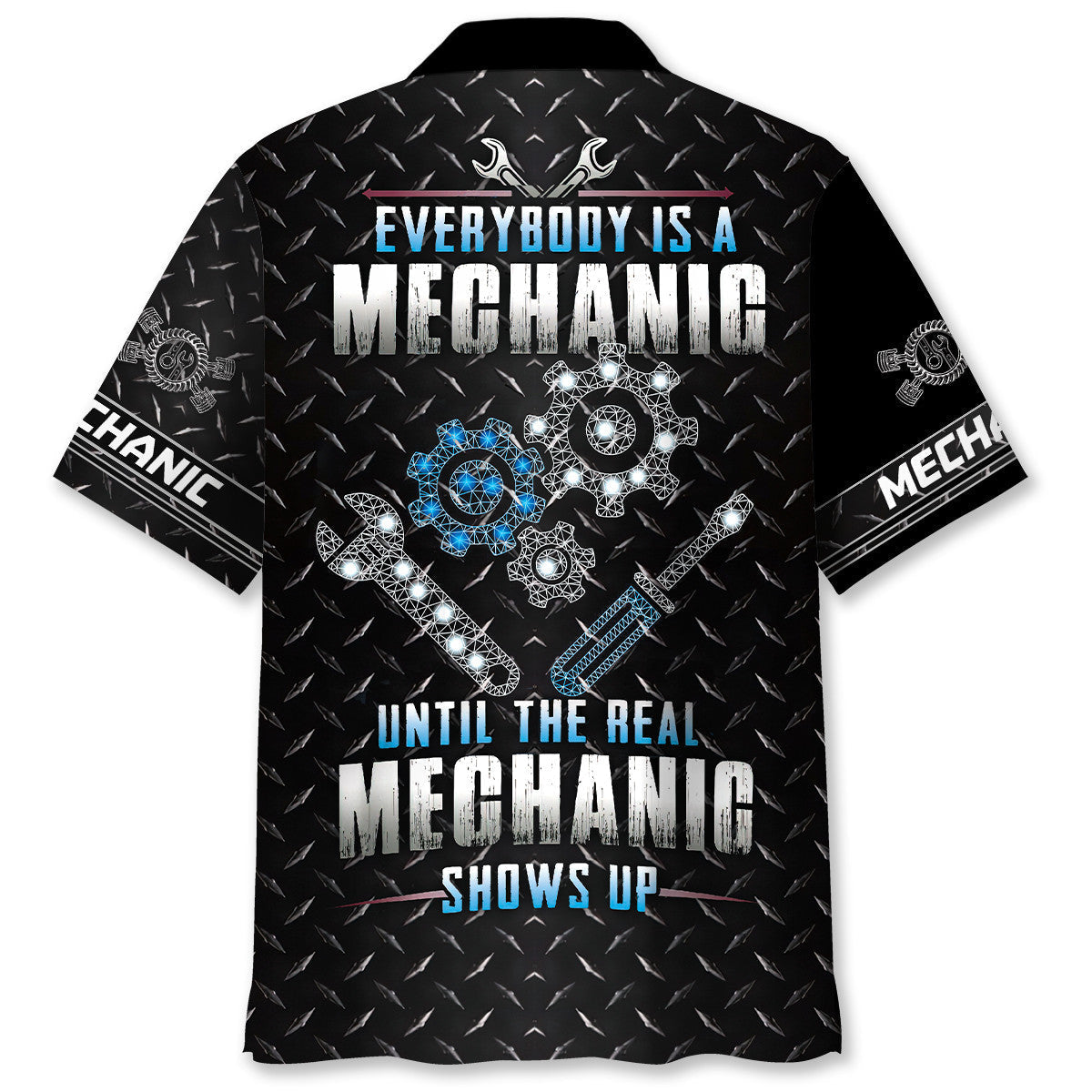 Rustic Mechanic Real Hawaiian Shirt Artwork View For Coastal Escapes And Resort Style
