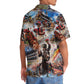 Classic Horse Derby Racing Winner Hawaiian Shirt Pattern View For Relaxed Warm Weather Outfits