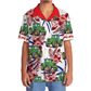 Green Tractor Proud Farm Hawaiian Shirt Design View For Casual Summer Styling