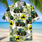 Tractor Crossing Farm Hawaiian Shirt For Resort Getaways And Comfortable Summer Activities