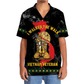 Vietnam Veteran Dad Grandpa Tribute Hawaiian Shirt Artwork Detail For Resort Trips And Outdoor Activities