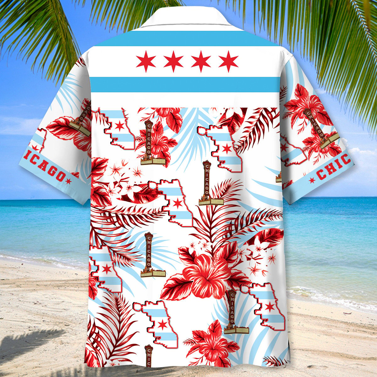 Chicago Proud Urban Hawaiian Shirt For Warm Weather Adventures And Everyday Comfort