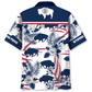 Western Bison Wyoming Proud Hawaiian Shirt For Summer Vacation And Beach Travel