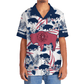 Western Bison Wyoming Proud Hawaiian Shirt Artwork Detail For Resort Trips And Outdoor Activities
