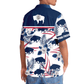 Western Bison Wyoming Proud Hawaiian Shirt Design View For Casual Summer Styling