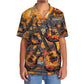 Electric Guitar Sunset Hawaiian Shirt Design View For Resort Travel And Thoughtful Gifting