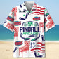 Retro Pinball Arcade Hawaiian Shirt For Summer Events And Casual Outdoor Wear