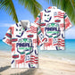 Retro Pinball Arcade Hawaiian Shirt Pattern View For Lightweight Everyday Style