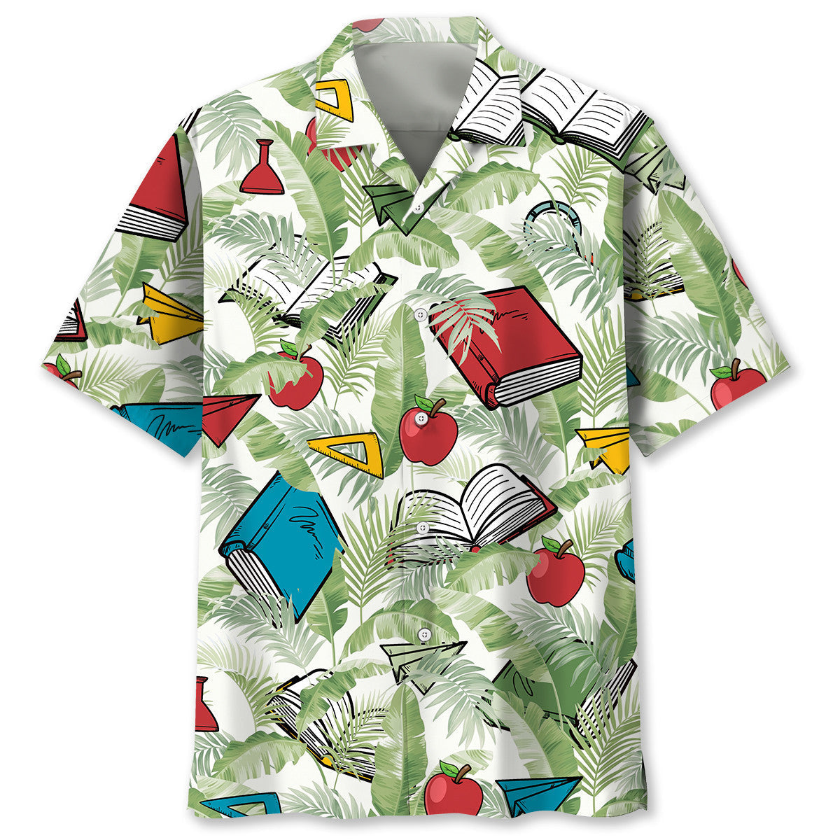 Tropical Teacher Hawaiian Shirt For Poolside Relaxation And Sunny Getaways