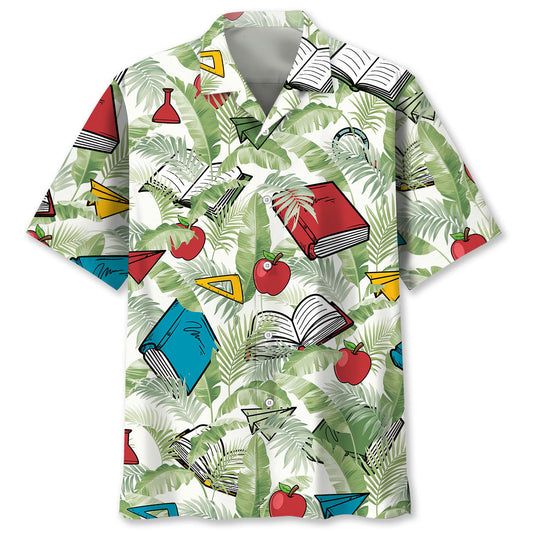 Tropical Teacher Hawaiian Shirt For Poolside Relaxation And Sunny Getaways