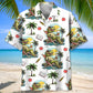 Tropical Dinosaur Teacher Fun Hawaiian Shirt For Coastal Adventures And Warm Weather Wear