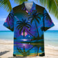 Police Retirement Tribute Hawaiian Shirt Artwork Detail For Tropical Trips And Casual Outings