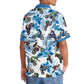 Blue Dirtbike Racing Adventure Hawaiian Shirt For Coastal Adventures And Warm Weather Wear