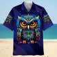 Night Owl Midnight Hawaiian Shirt For Beach Parties And Weekend Getaways