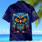 Night Owl Midnight Hawaiian Shirt For Warm Weather Adventures And Everyday Comfort
