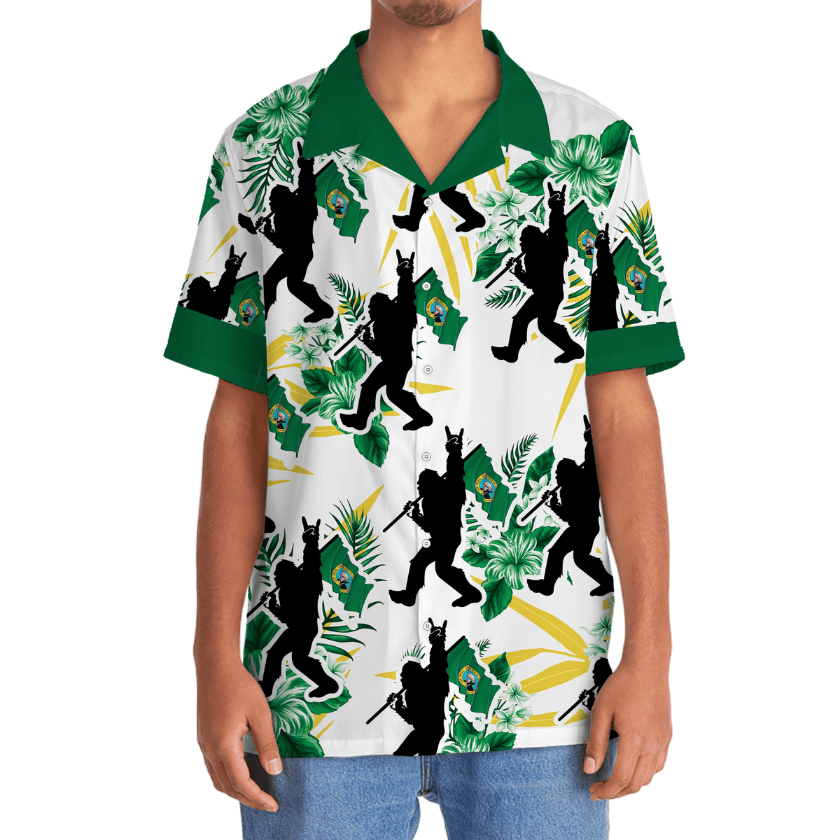 Washington Forest Creature Wilderness Hawaiian Shirt For Beach Parties And Weekend Getaways