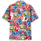 Tropical Puerto Rico Coastal Hawaiian Shirt For Resort Getaways And Comfortable Summer Activities