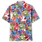 Tropical Puerto Rico Coastal Hawaiian Shirt Artwork View For Weekend Travel And Beach Style