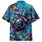Floral Tropical Turtle Hawaiian Shirt For Warm Weather Adventures And Everyday Comfort